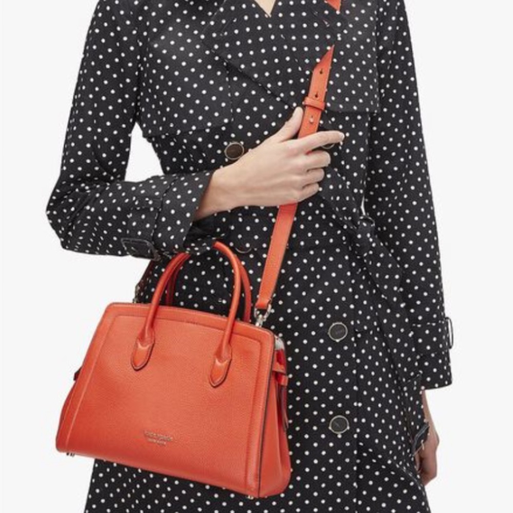 Kate Spade Knott Medium Satchel in Tamarillo